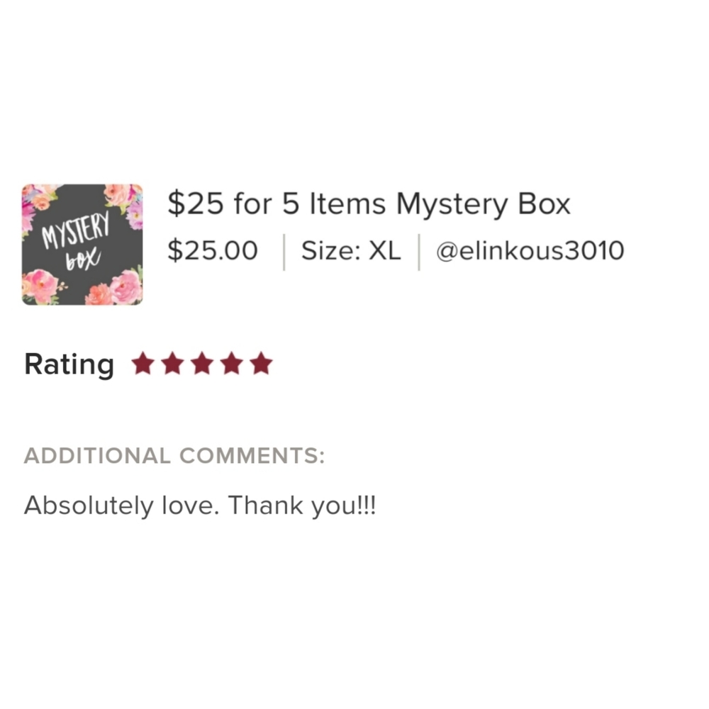 $25 for 5 Items Mystery Box - Picture 4 of 5